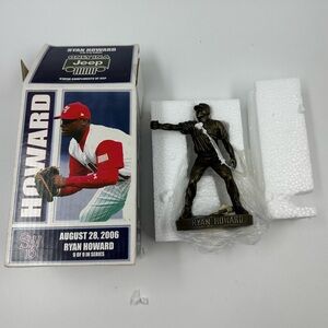 Ryan Howard BRONZE FIGURINE STATUE SCRANTON WILKES BARRE RED BARONS Phillies SWB